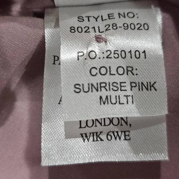 Paige Carmela Dress - Sunrise Pink Multi NWT size XS - Picture 7 of 9